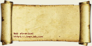 Milana Krestić vizit kartica